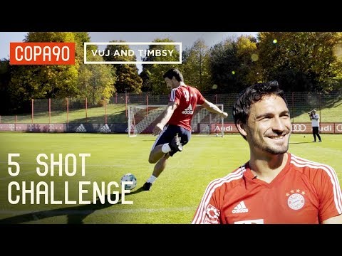 5 Shot Challenge With Mats Hummels! ft. Timbsy and Vuj