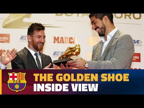 [BEHIND THE SCENES] Messi receives his 4th Golden Shoe