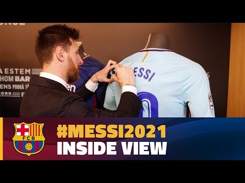 [BEHIND THE SCENES] Leo Messi signs new contract
