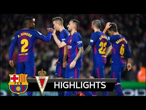 Barcelona vs Murcia 5-0 - All Goals & Extended Highlights - La Copa 29/11/2017 HD