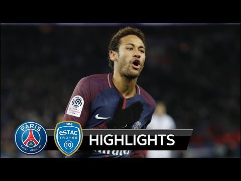PSG vs Troyes 2-0 - All Goals & Extended Highlights - Ligue 1 - 29/11/2017 HD