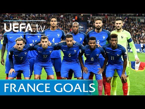 France&#39;s top five European Qualifiers goals