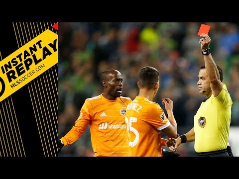 Did Houston's Tomas Martinez deserve his red card?