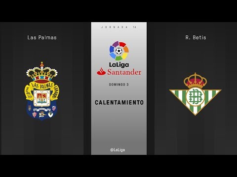 Calentamiento Las Palmas vs R. Betis