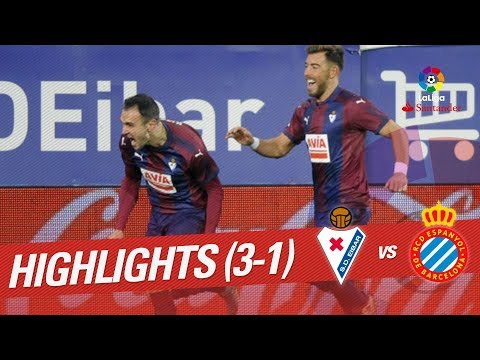 Resumen de SD Eibar vs RCD Espanyol (3-1)