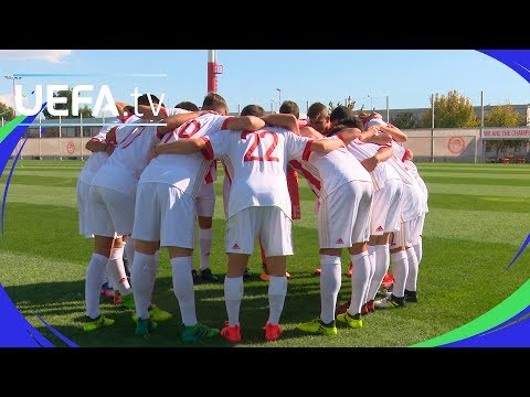 UEFA Youth League skills challenge: Olympiacos