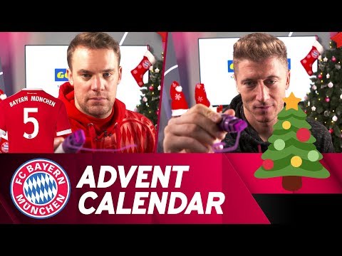 Drawing w/ Lewandowski & Neuer | FC Bayern Xmas Advent Calendar #5