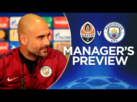 WE PLAY TO WIN | Pep Guardiola Press Conference | Shakhtar v Man City | Champions League