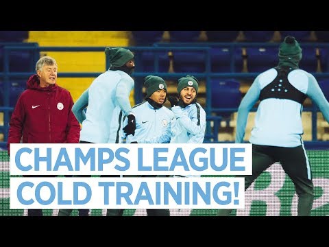 TRAINING IN THE COLD | Champions League Training | Metalist Stadium