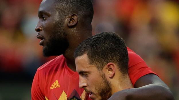 Eden Hazard says Romelu Lukaku was 'hiding' during Belgium win over Panama
