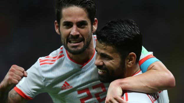 World Cup 2018: Spain beat Iran thanks to Diego Costa goal