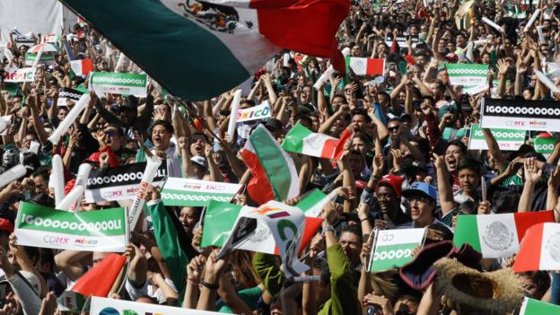 World Cup 2018: Fifa issues £7,615 fine for 'homophobic chanting' by Mexico fans