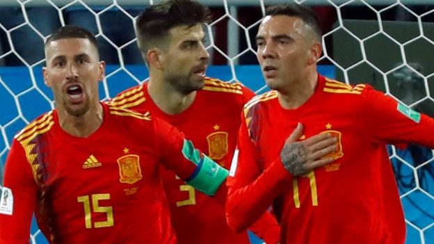 World Cup 2018: Spain scrape draw with Morocco and top Group B