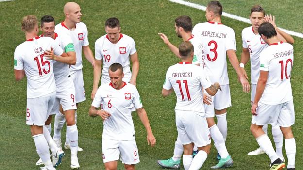 World Cup 2018: Japan reach last 16 despite 1-0 defeat by Poland