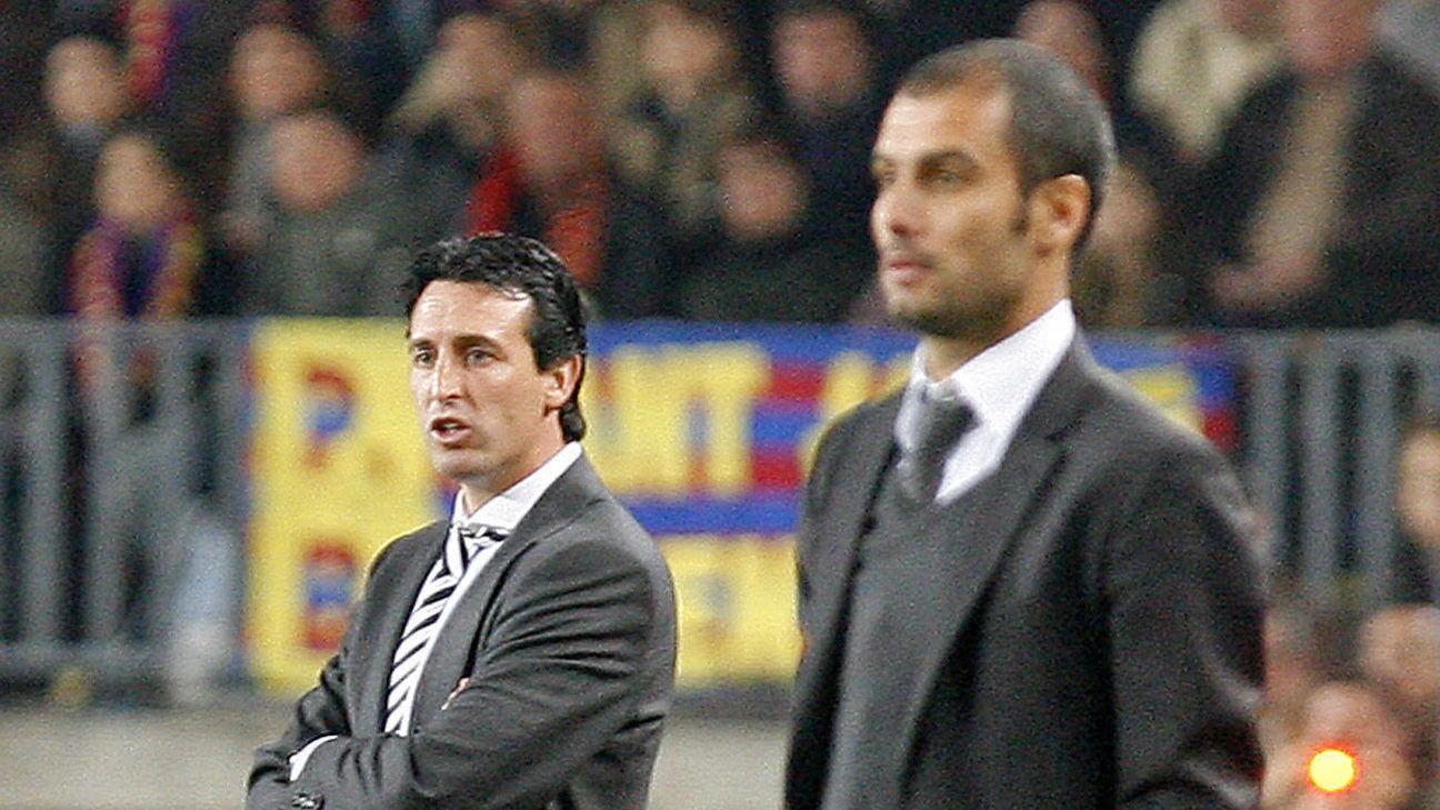 Arsenal's Unai Emery and Man City's Pep Guardiola set to renew tactical chess game in England