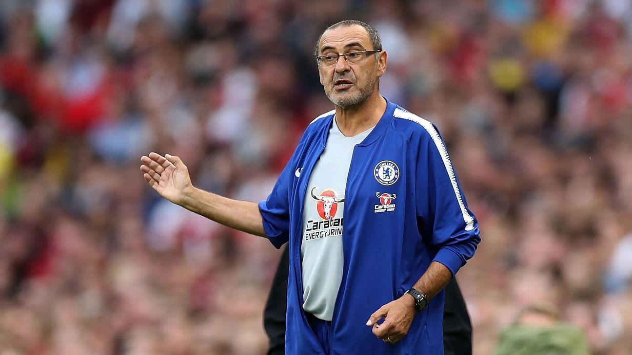 Maurizio Sarri needs 'a couple of months' to impose his style at Chelsea