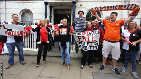 EFL protests: Charlton Athletic & Blackpool supporters demonstrate over ownership issues