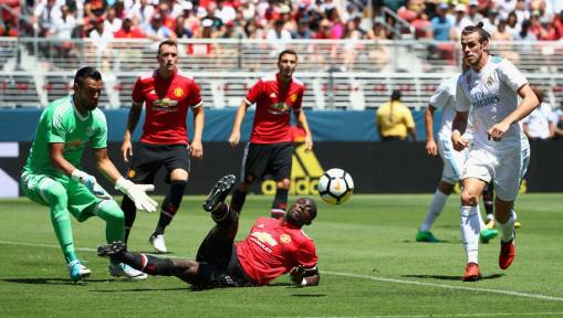 Rumoured Man Utd Target Gareth Bale Reveals What He Told Romelu Lukaku After Friendly in LA