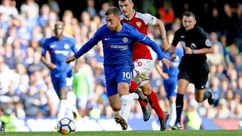 Hazard to make first Chelsea start of season against Forest