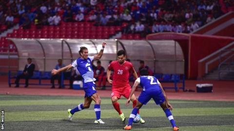 'A missile was fired over our hotel' - playing away in North Korea