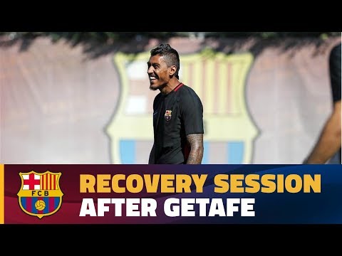 FC Barcelona: Recovery session after visiting Getafe