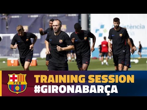 Recovery session after the match against Eibar