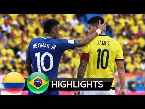 Colombia vs Brazil 1-1 - All Goals & Extended Highlights - World Cup Qualifiers 05/09/2017 HD