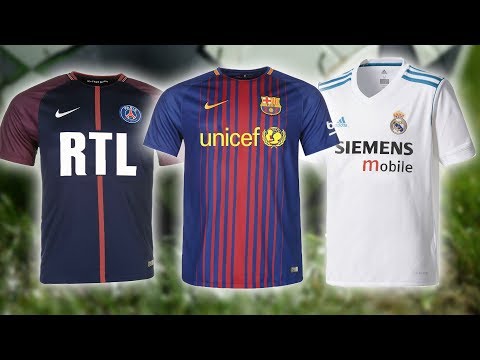 20 Champions League Kits With Classic Sponsors 2017/18