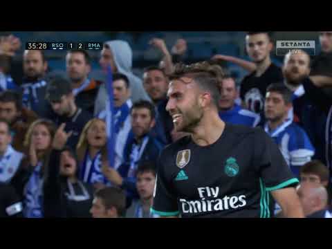Kevin Rodrigues Own Goal 1-2 - Real Sociedad vs Real Madrid - 17 September 2017
