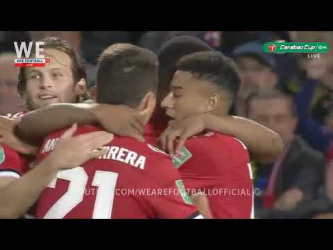 Jesse Lingard Goal - Manchester United vs Burton Albion (3-0)