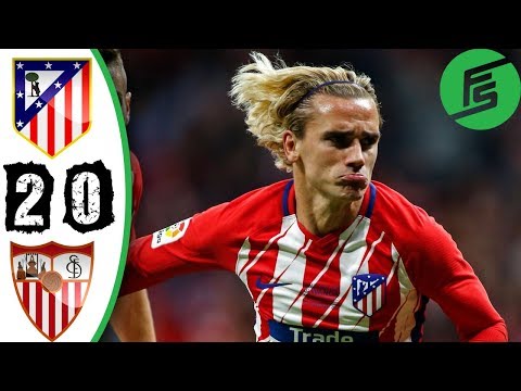 Atletico Madrid vs Sevilla 2-0 - Highlights & Goals - 23 September 2017