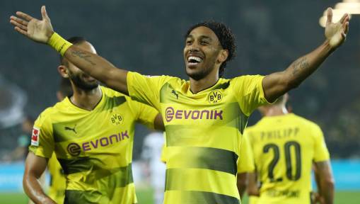 Borussia Dortmund 6-1 Borussia Mönchengladbach: Aubameyang Trebble as Unbeaten Run Continues