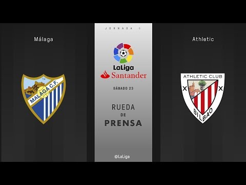 Rueda de prensa Málaga vs Athletic