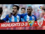 Resumen de Málaga CF vs Athletic Club (3-3)