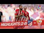 Resumen de Atlético de Madrid vs Sevilla FC (2-0)