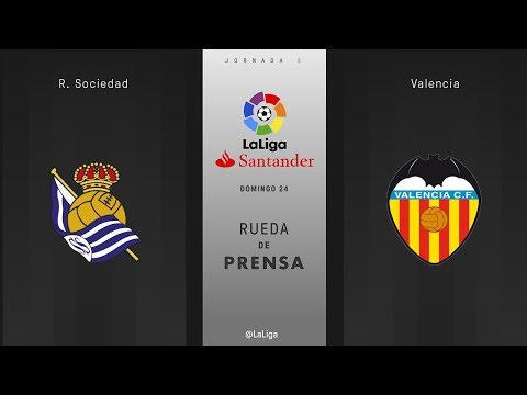 Rueda de prensa R. Sociedad vs Valencia