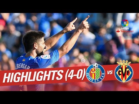 Resumen de Getafe CF vs Villarreal CF (4-0)