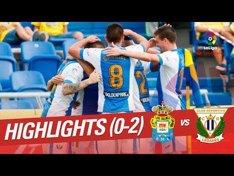 Resumen de UD Las Palmas vs CD Leganés (0-2)