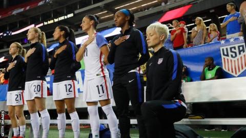 Trump NFL row: Megan Rapinoe on why she backed Colin Kaepernick