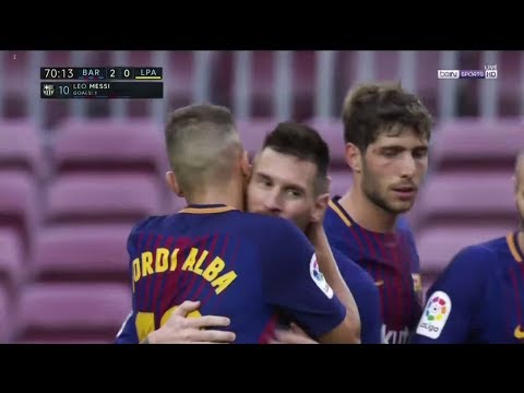 Lionel Messi goal vs Las Palmas - 1/10/17