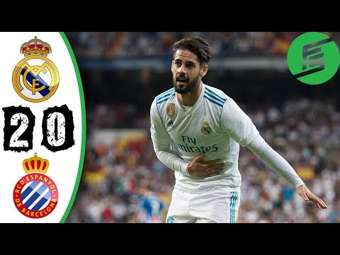 Real Madrid vs Espanyol 2-0 - Highlights & Goals - 01 October 2017