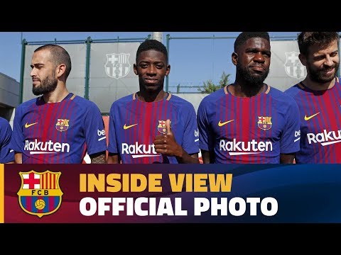 [BEHIND THE SCENES] Official FC Barcelona photo with the women's team