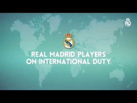 The Real Madrid stars away on international duty!