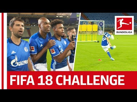 Naldo, Coke, McKennie & Co. - FIFA 18 Bundesliga Free Kick Challenge - FC Schalke 04