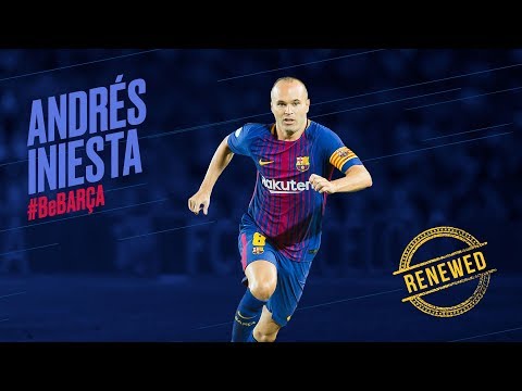 Andrés Iniesta signs lifetime contract with FC Barcelona