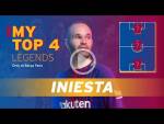 ANDRÉS INIESTA | MY TOP 4 (LEGENDS)
