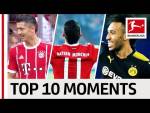 James' First Bundesliga Goal, Aubameyang and Lewandowski on Fire - Top 10 Moments - September 2017