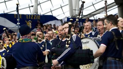 Slovenia v Scotland: Bagpipes allowed at World Cup qualifying match