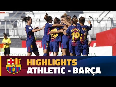 [HIGHLIGHTS] FUTBOL FEM (Liga): Athletic Club - FC Barcelona (1-2)