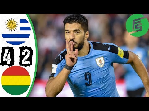 Uruguay vs Bolivia 4-2 - Highlights & Goals - 10 October 2017